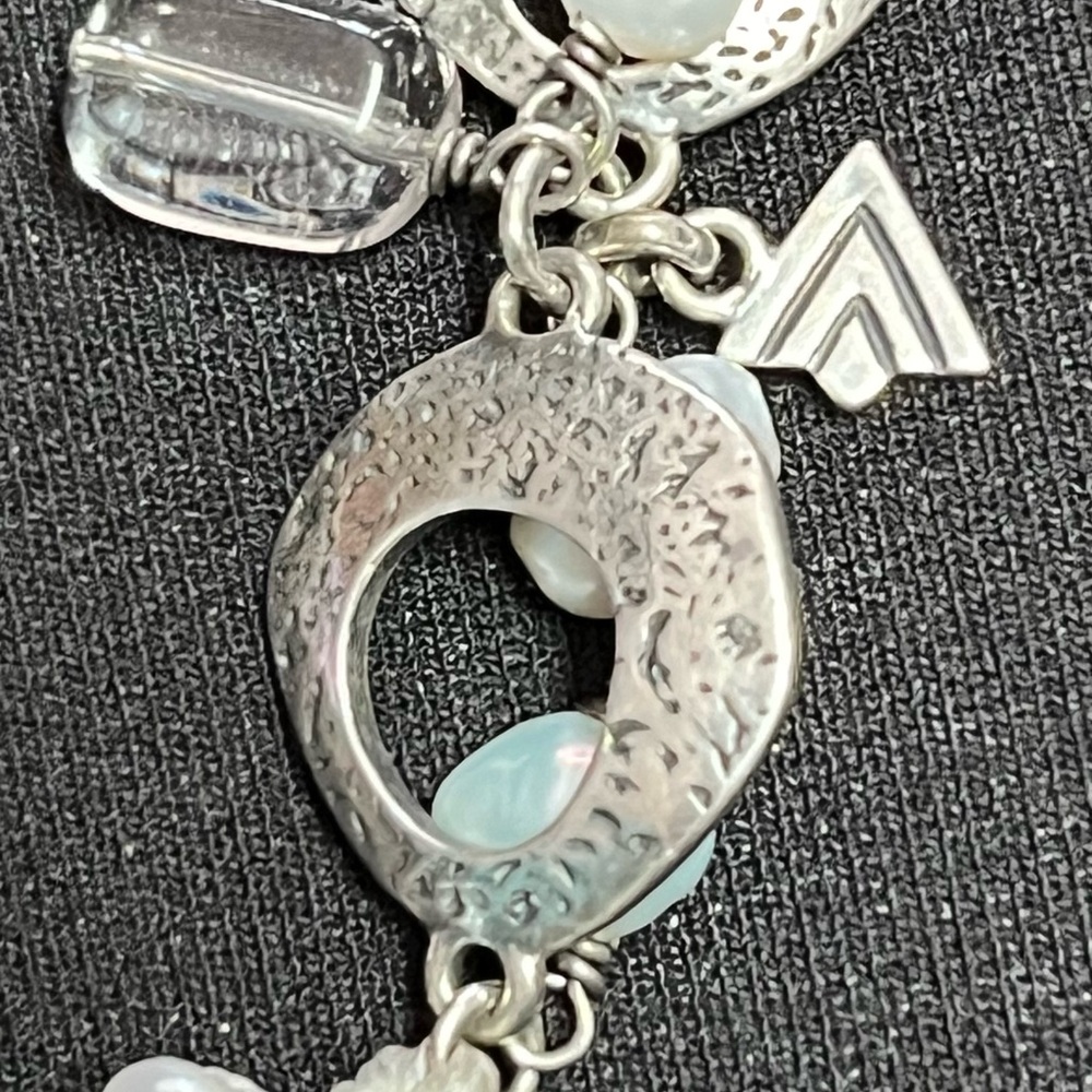 Beautiful Silpada brand “Effervescence “ Sterling Silver & Pearl bracelet. - Picture 2 of 6